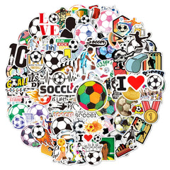 100Pcs Soccer Stickers Soccer Party Favors Soccer Stickers for Water Bottles Soccer Favors Gifts